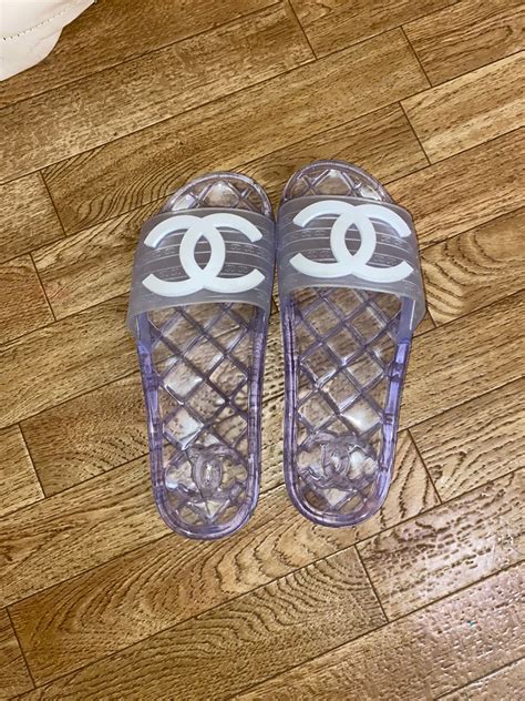 chanel glossy slides|Chanel slides price.